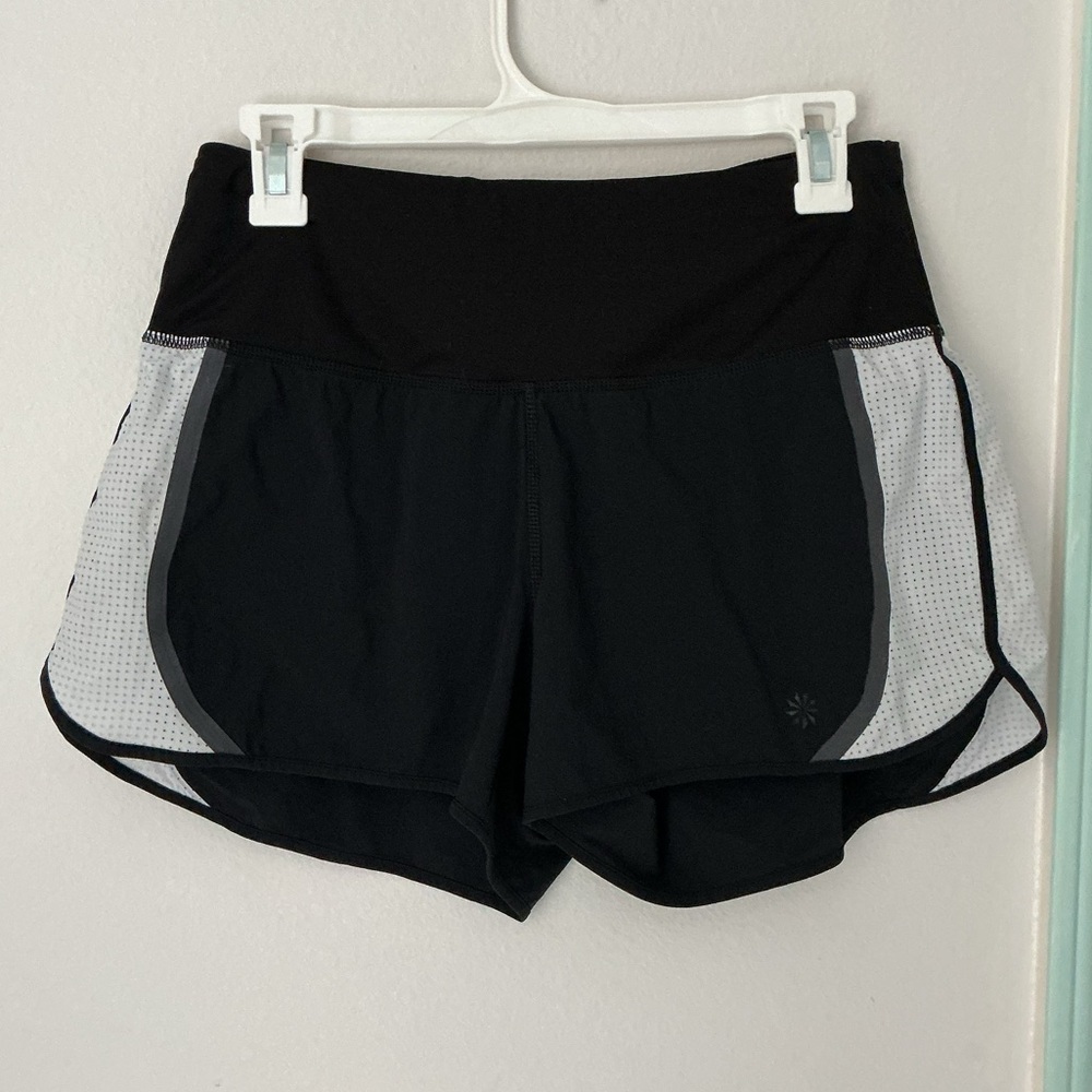 Athleta Black and Gray Women's Athletic Shorts